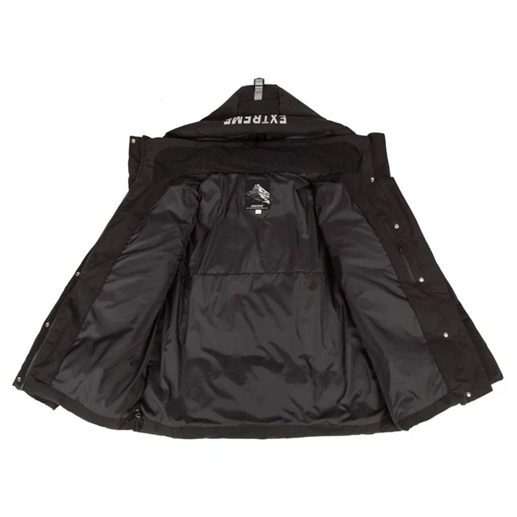 ladies puffer jacket black (4)